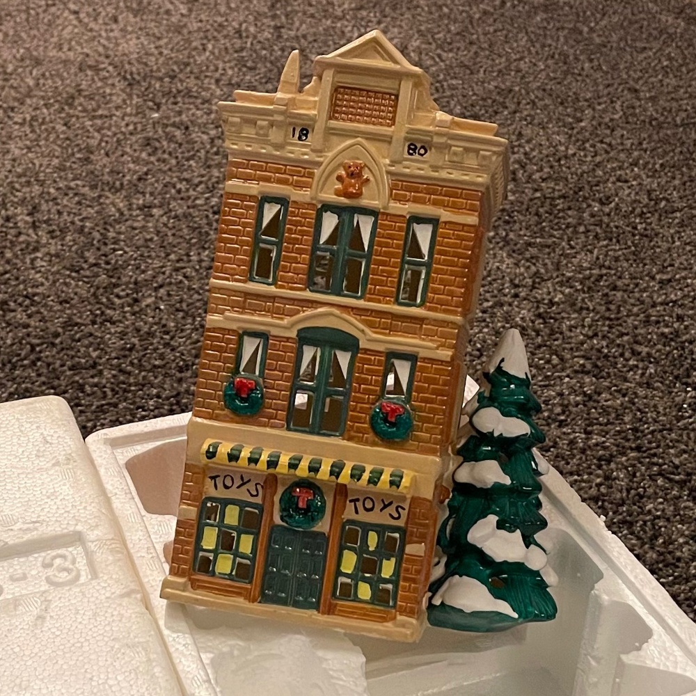Snow Village Toy Shop